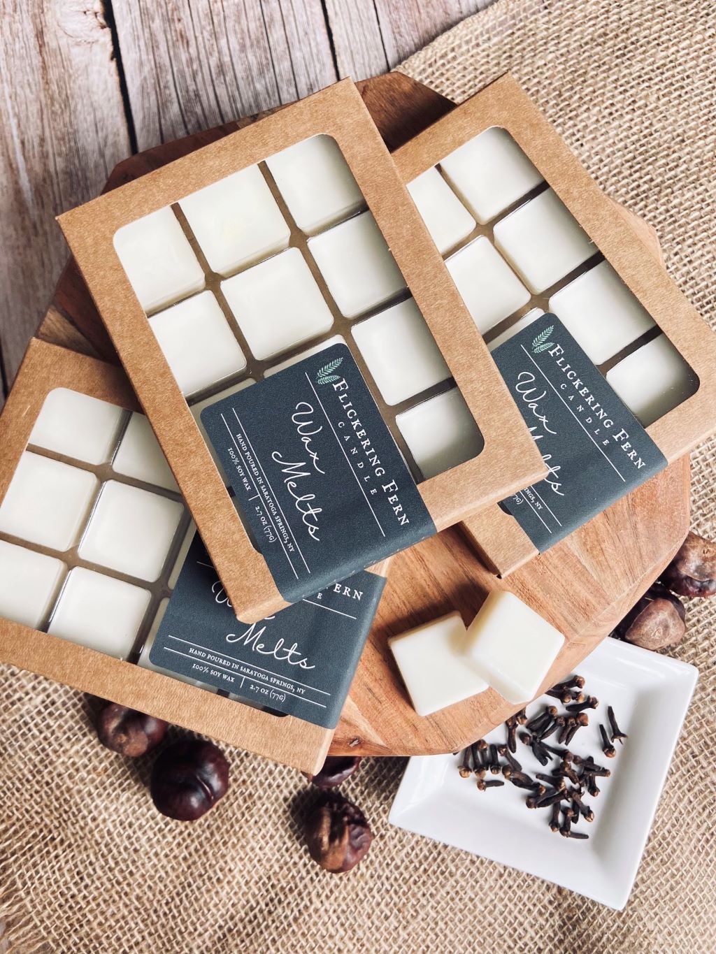 Cinnamon Chai Wax Melts – Flickering Fern Candle