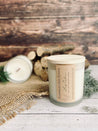Log Cabin Wood Wick Candle